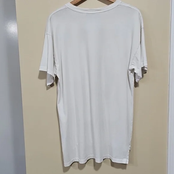 Moschino White and Black Graphic Tee - Picture 7 of 10